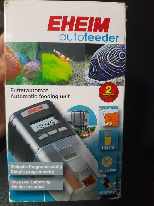 Alimentador automático  para peixes.