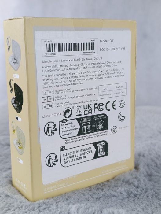 Słuchawki bezprzewodowe Q11 TWS Bluetooth etui Super Bass