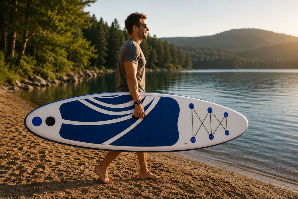 Deska Sup 320 cm Paddle Board do Pływania Pompowana Standu Up + Akcesoria