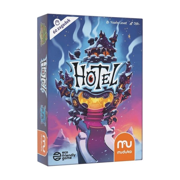 Hotel. 60 zagadek MUDUKO Muduko pudełko,111x161 mm