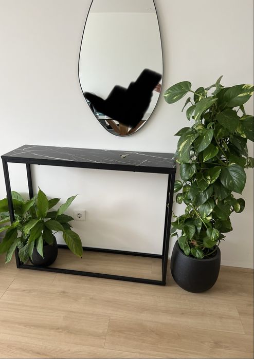 Conjunto elegante para hall de entrada – Espelho + Mesa de Consola