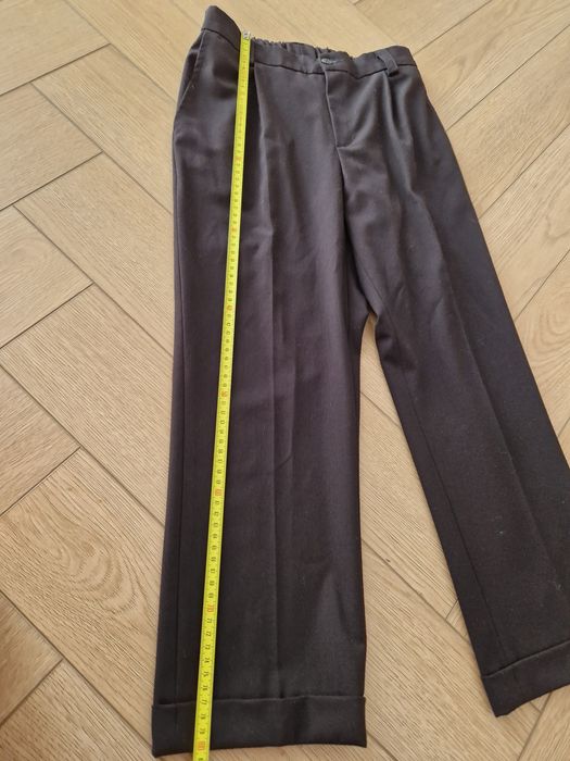 Spodnie damskie eleganckie garniturowe S