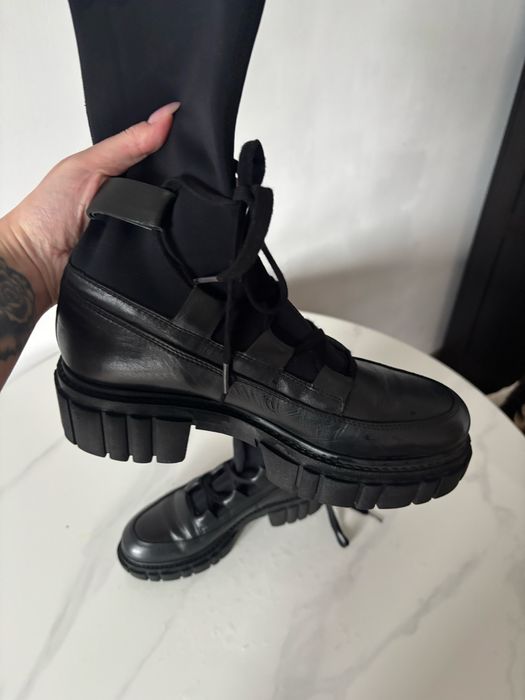 Kazar botki czarne workery