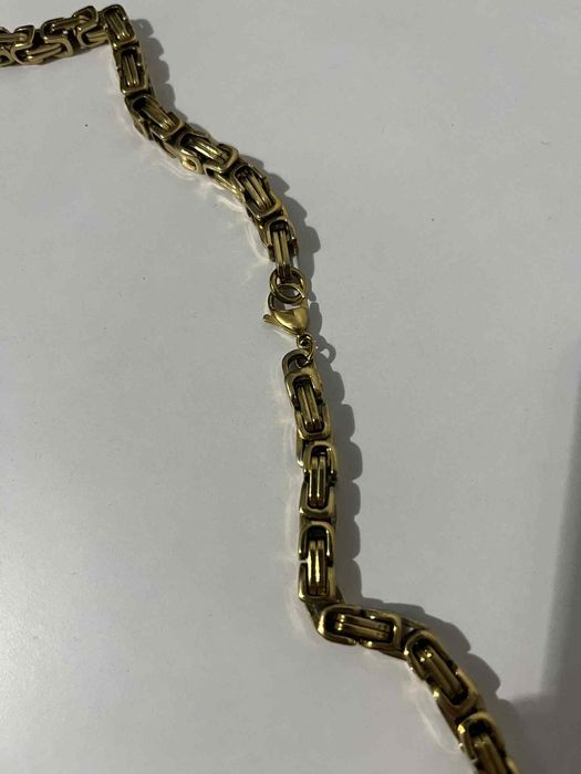 Łańcuch splot królewski pozłacany