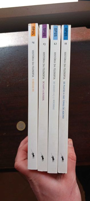 François Châtelet: História da Filosofia, 4 vols (Dom Quixote, 1995)