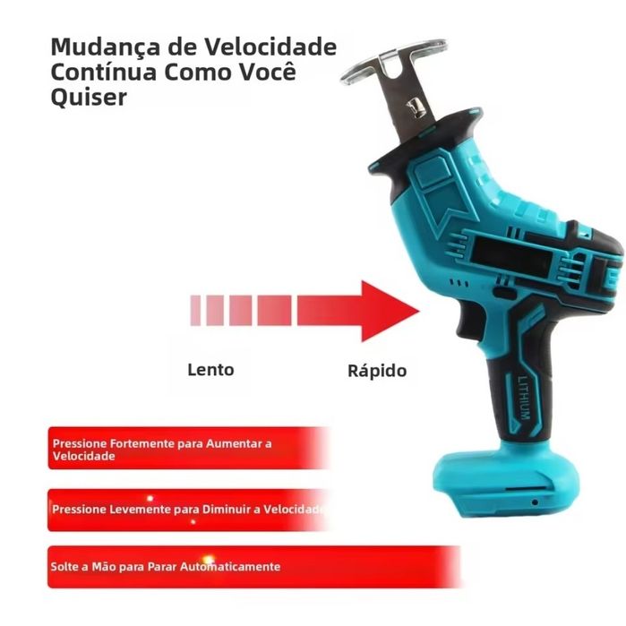 Serra Sabre / Vaivem baterias 4Ah oferta de laminas
