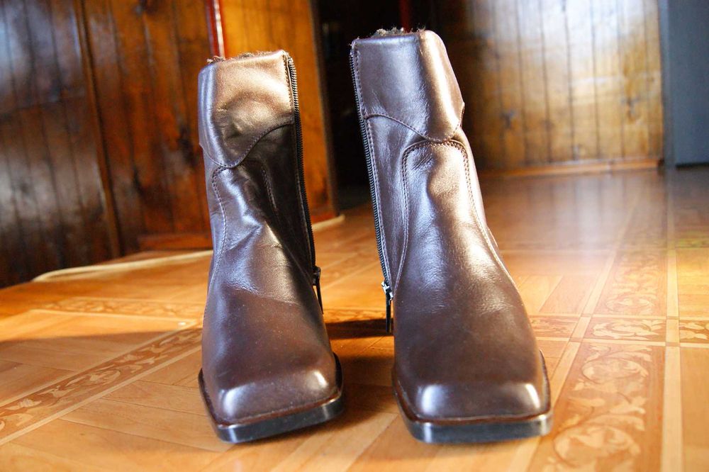 Buty, botki damskie Black Cat, zimowe