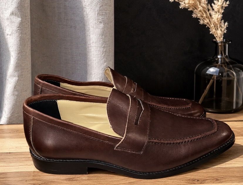 шкіряні лофери Jeff Banks London р-р 41-41,5