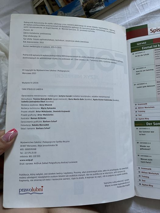 Focus 2 język niemiecki podręcznik ponadpodstwowy Wsip