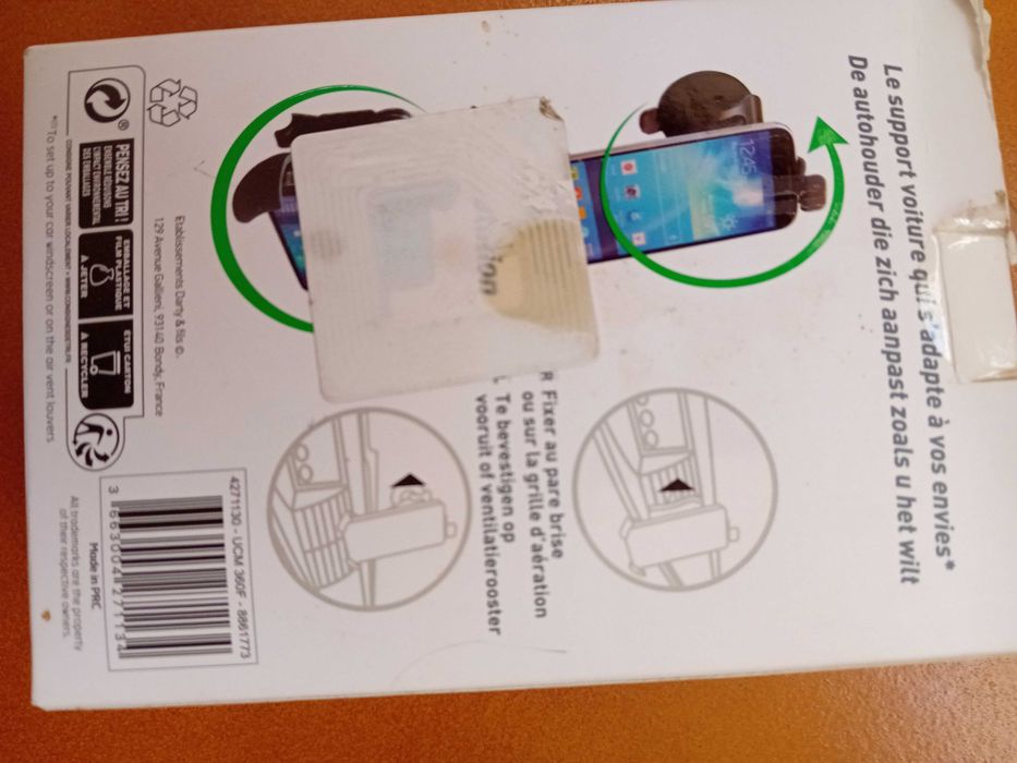 Suporte smartphone/telemóvel para automóvel