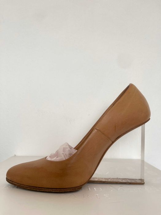 Maison Margiela x H&M Sapatos de salto alto transparentes nude EU 37
