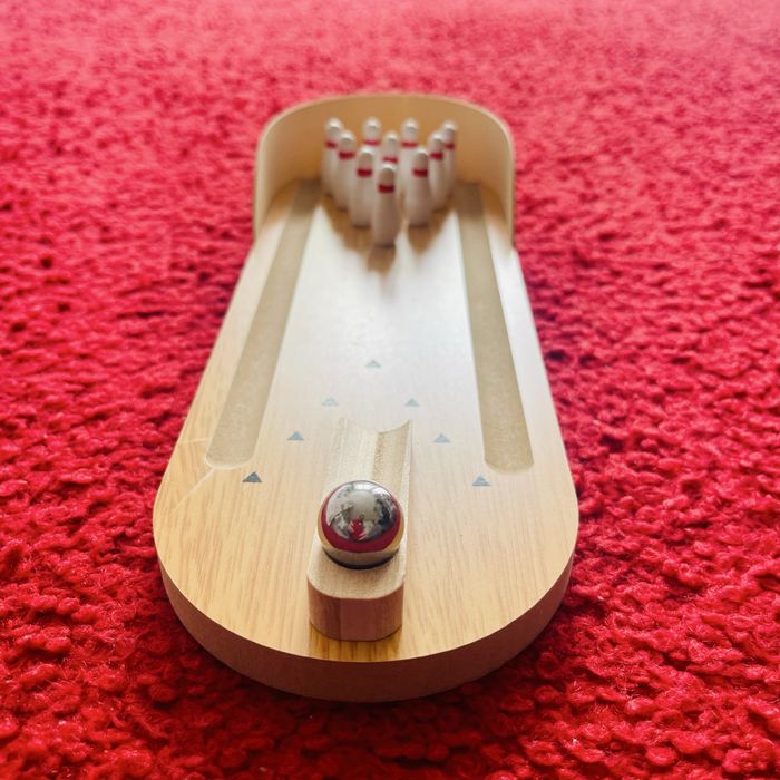 Conjunto 2 Jogos de Mesa Madeira (Bowling + Croquet) - Flying Tiger