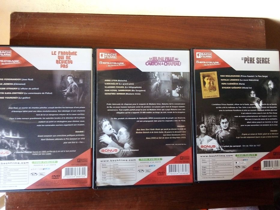 Les Chefs-D'Oeuvre Du Cinéma Russe Vol1 Obras Primas Cinema Russo 5DVD