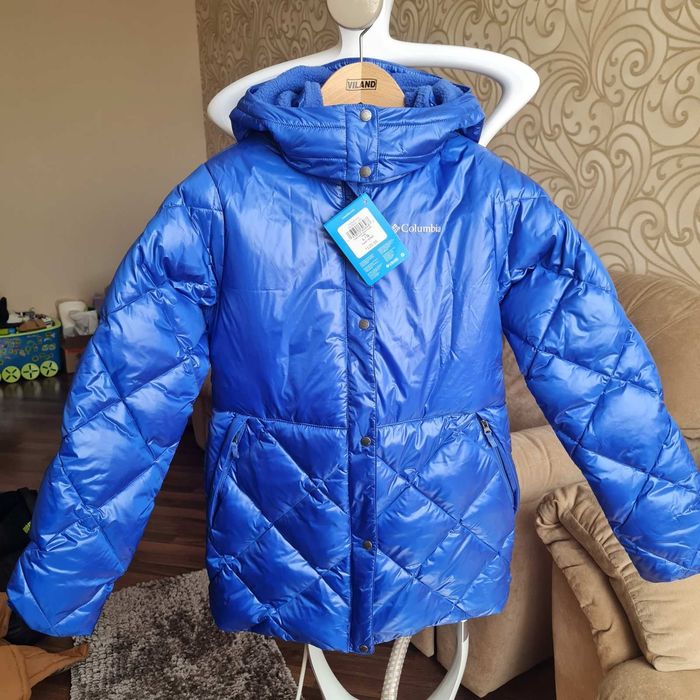 Зимняя куртка для девочки Columbia/коламбия L(14-16) Пуховик omni-heat