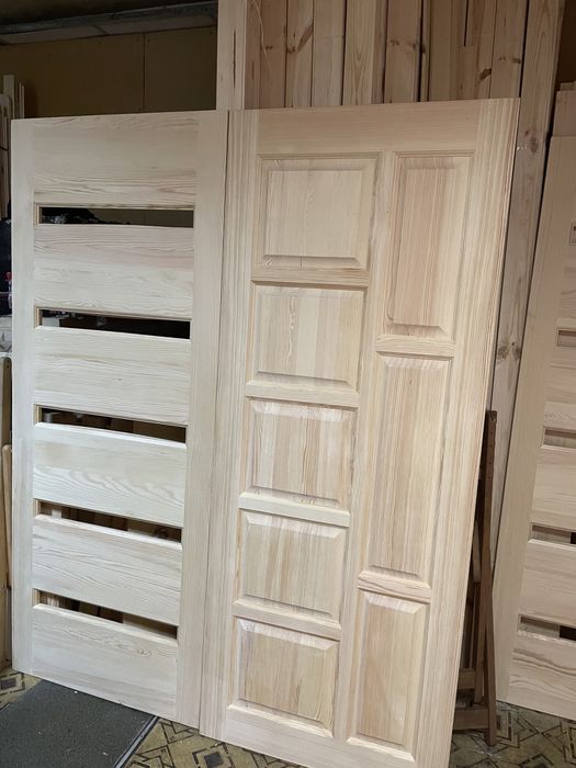 ДВЕРІ СОСНА В НАЯВНОСТІ Коробки всех размеров цельние.