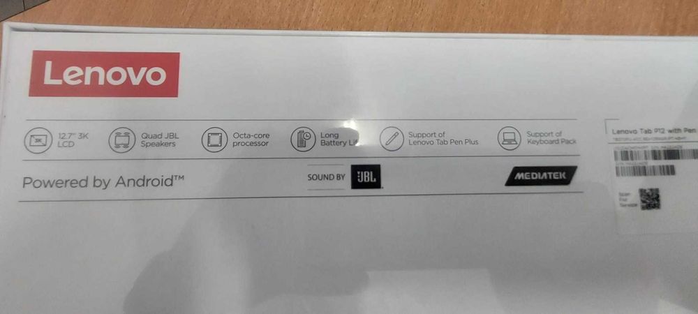 Lenov Tab P12 com teclado e caneta