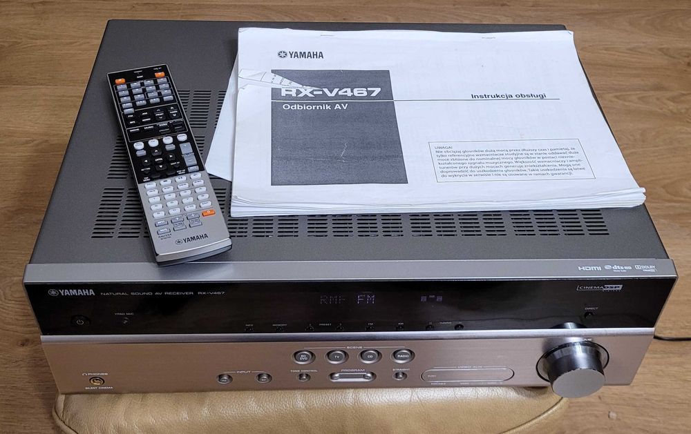 Yamaha RX-V467 amplituner 5.1 HDMI pilot super stan
