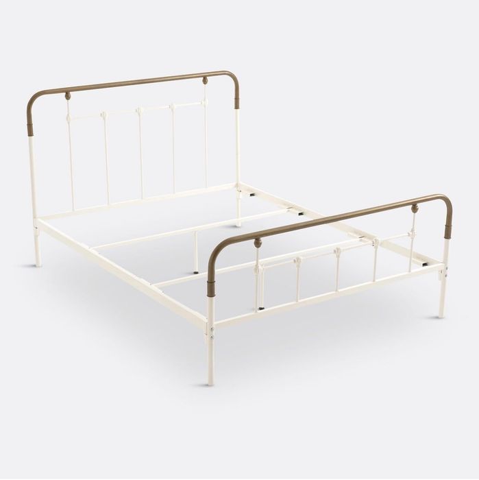 Complete La Redoute Double Bed Set (140x190) – Frame, Base & Mattress. Cama de Casal Completa