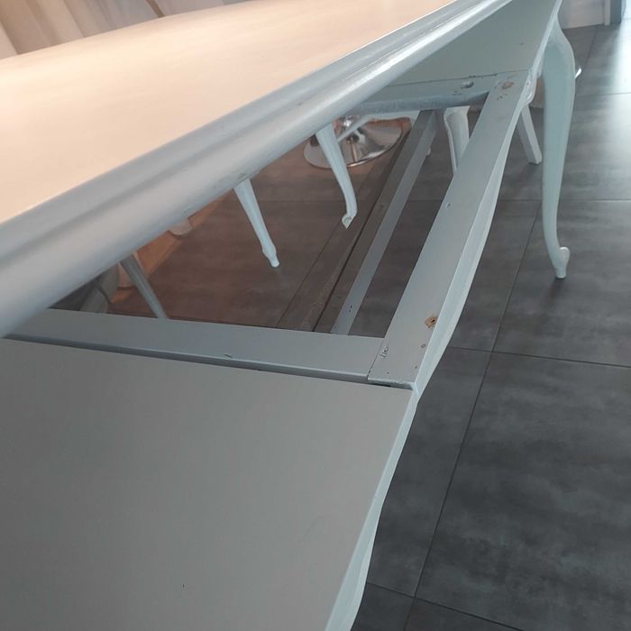 Stòł rozkładany  ludwik biały