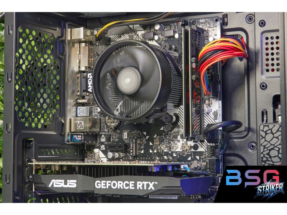 komputer gamingowy bsg striker amd ryzen 5 16gb 512ssd rtx 3050 win11