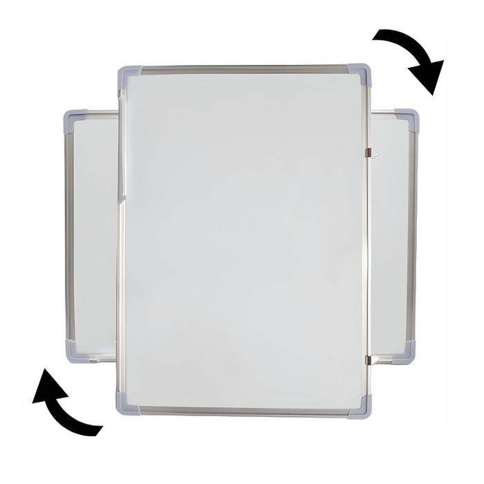 Tablica Suchościeralna Na Ścianę Biała Magnetyczna 60X45 Cm + Gąbka