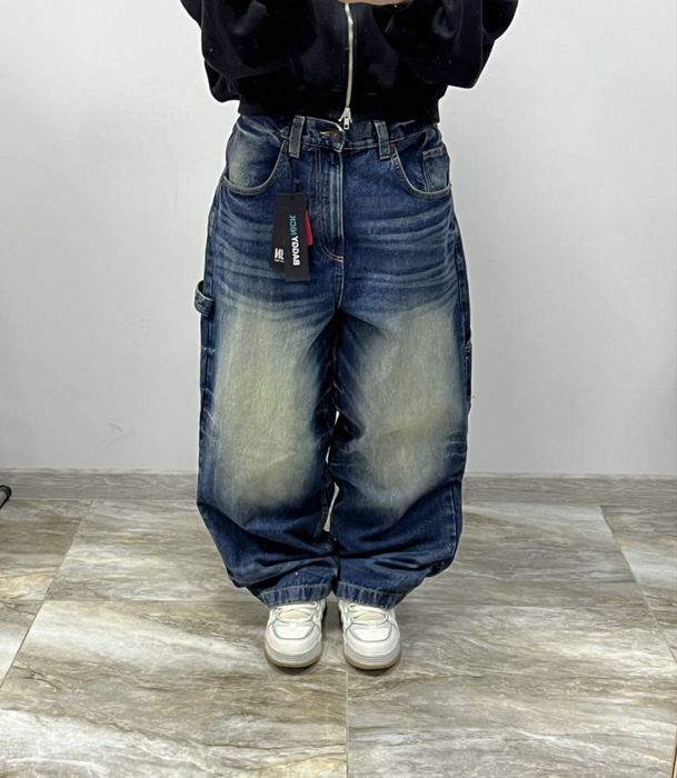 Нові широкі джинси BAGGY fade rap широкие джинсы ворки jaded ecko sk8