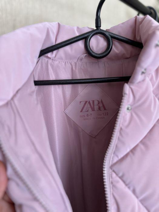 Куртка для дівчинки zara , весняна куртка 122 см ,148 см