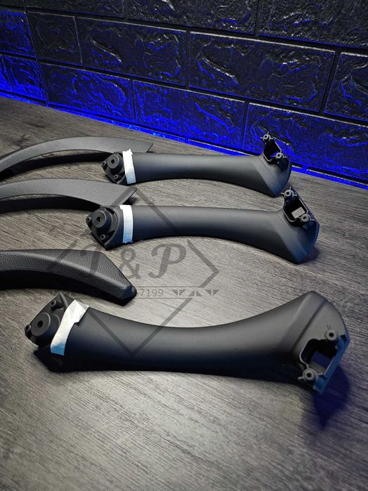 Pack 3 Puxadores Preto / Beje / Carbono Completos BMW E90/ E91 /E92 -