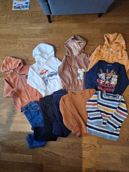 Paczka paka ubran, spodnie, bluza, bluzy, stan bdb (H&M reserved smyk)