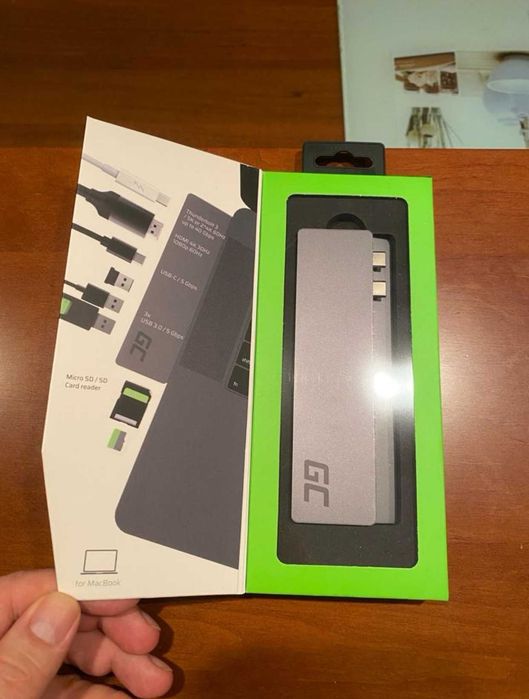 NOWY !! GreenCell HUB USB-C Apple MacBook 13-15" AK75 Connect60