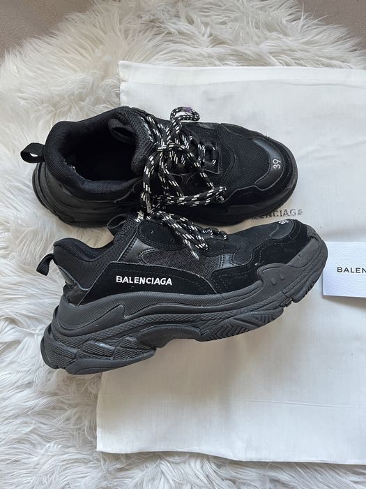 Buty balenciaga triple s 39 czarne czarny