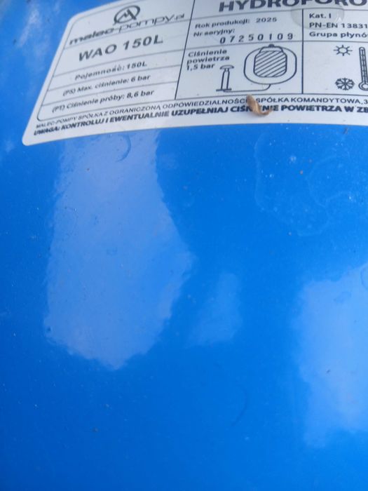 Pompa inox 1.3kw hydrofor 150l