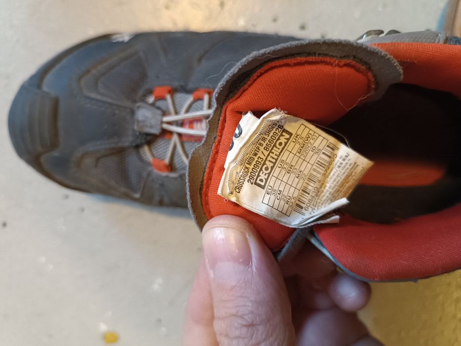 Buty dziecięce Decathlon Krossrock 35