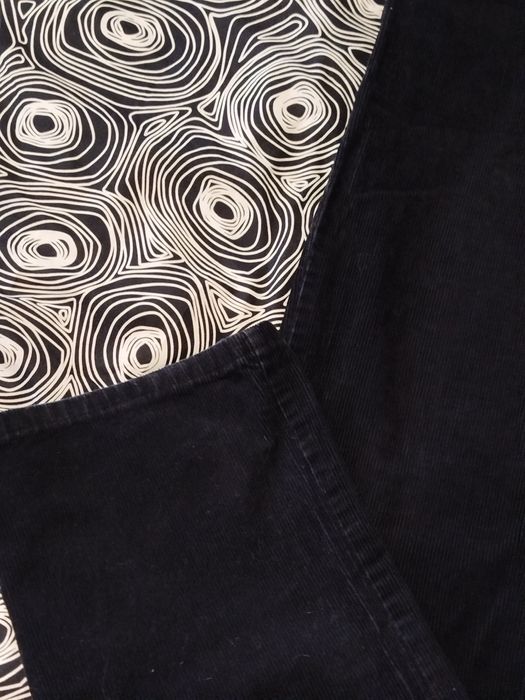 Czarne klasyczne męskie sztruksy XXL Joy Jeans 35 35