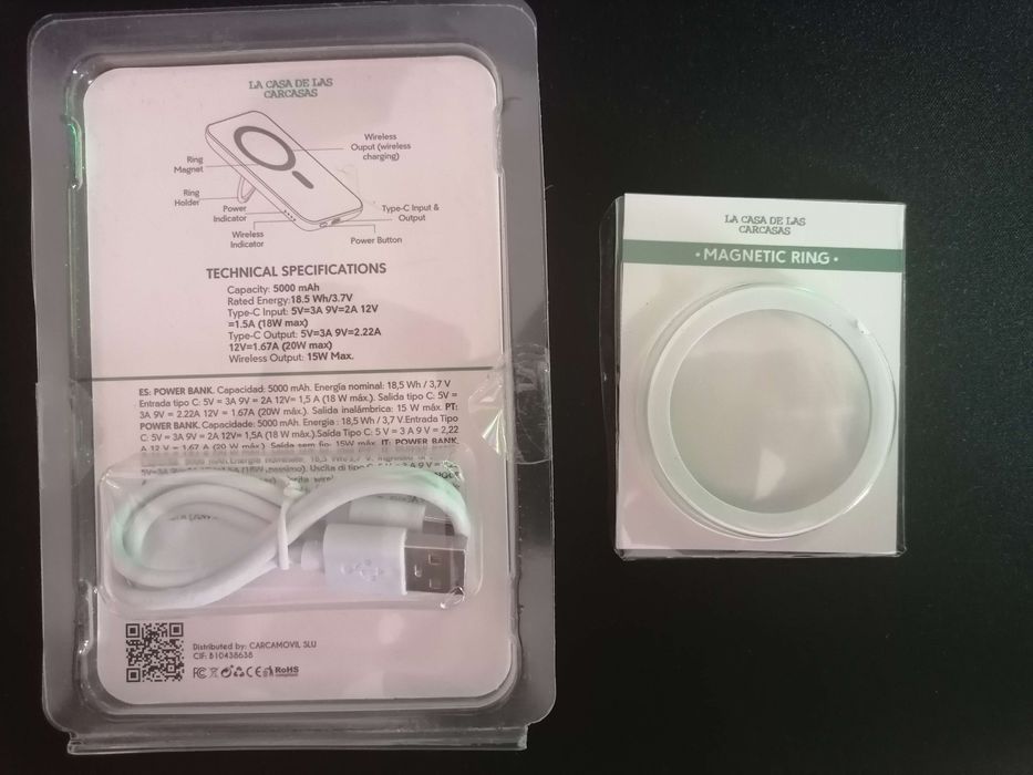 Powerbank mag safe - 5000 mAh - NOVO