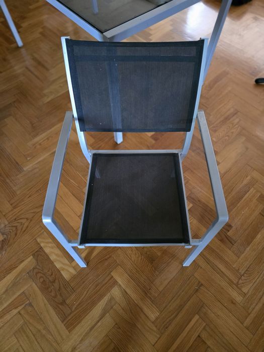 Mesa cozinha/jardim + 4 cadeiras