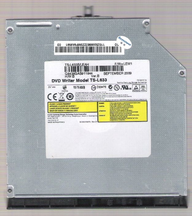 Продам недорого читающий привод для ноутбуков CD,DVD TS-L633B SATA