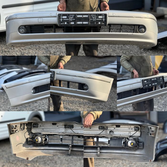 BMW E39 передній бампер рестайл 354 Тітан Сільбер Сірий Срібний Рестай