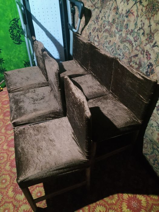 Набір Болгарські Вінтажні ретро Стільці "Калиопа" комплект 6 штук