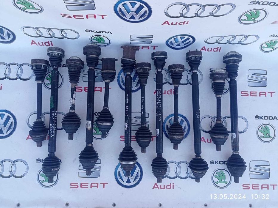Полуось піввісь Caddy Touran Golf Skoda Passat Seat 1.9 2.0TDI 1.4 1.6