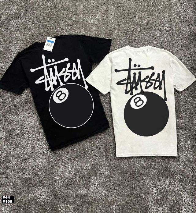 БОЛЬШОЙ АСОРТИМЕНТ — Новые футболки Stussy 8 Ball — Розміри С М Л ХЛ