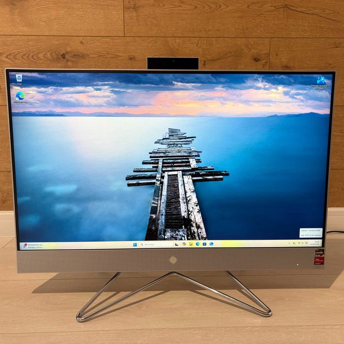 komputer HP all-in-one 27" AMD Ryzen 5 Windows 11 SSD 512GB