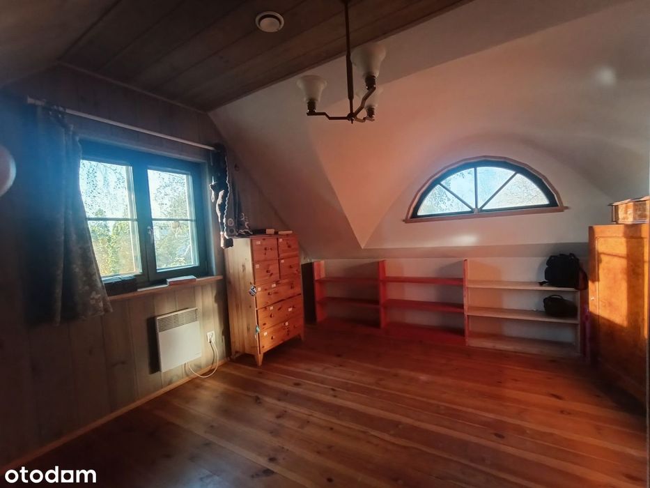 Wyjątkowy drewniany dom pod Warszawą działka 2700m2
