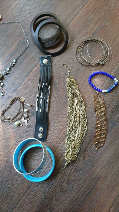 Біжутерія, намисто, сережки, браслет, колье, позолота