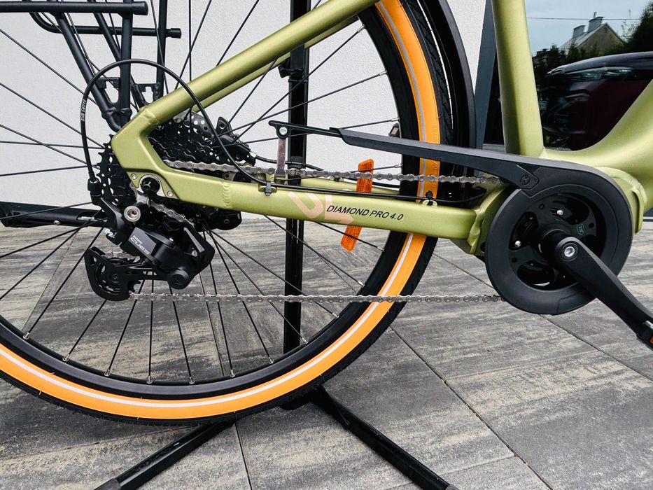 Rower elektryczny miejski Storm E-Diamond PRO 4.0 Lady 28” | Bafang | 504Wh | Shimano CUES