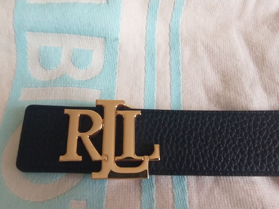 Ralph Lauren pasek skórzany dwustronny