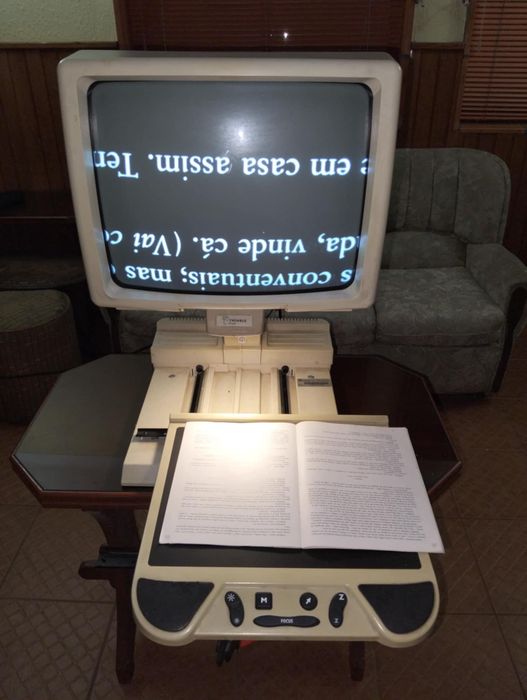 Lupa TV para pessoas com baixa visão