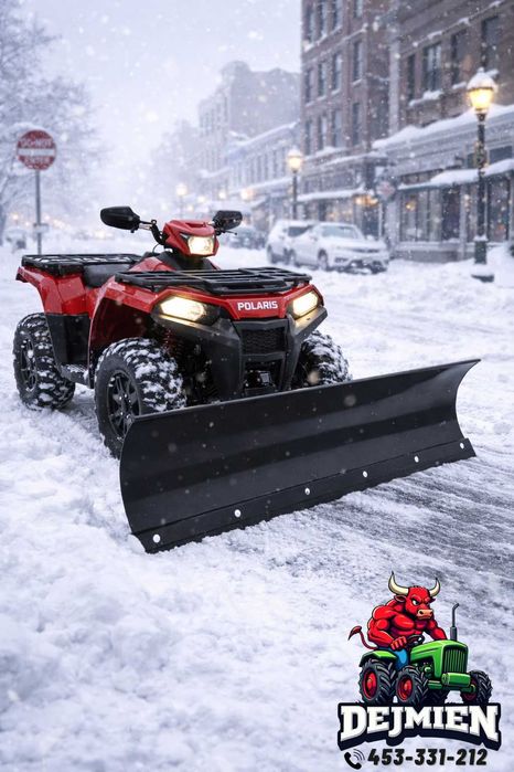 Pług do Quada**Do śniegu**Szybki Montaż*/PŁYTA//150 cm//Solidny/OKAZJA