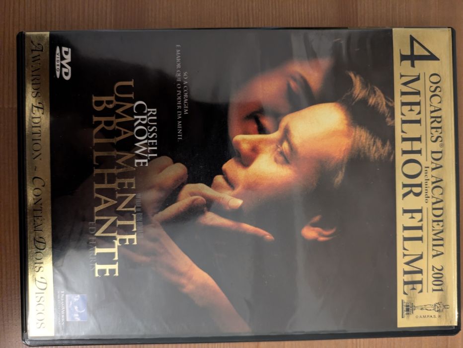 Duplo DVD " Uma Mente Brilhante " 2001 (Como Novo)