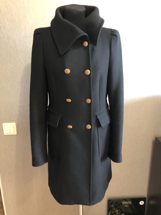 Пальто Zara, шерсть, 44-46р